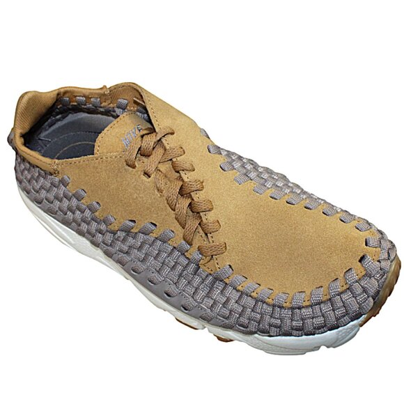 Nike Air Footscape Woven Gold Sepia Stone Chukka Sneaker Size 7.5 - Picture 4 of 12